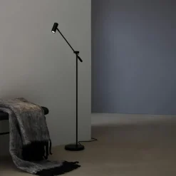 Cato LED Floor Lamp Dimmable MR11, Black