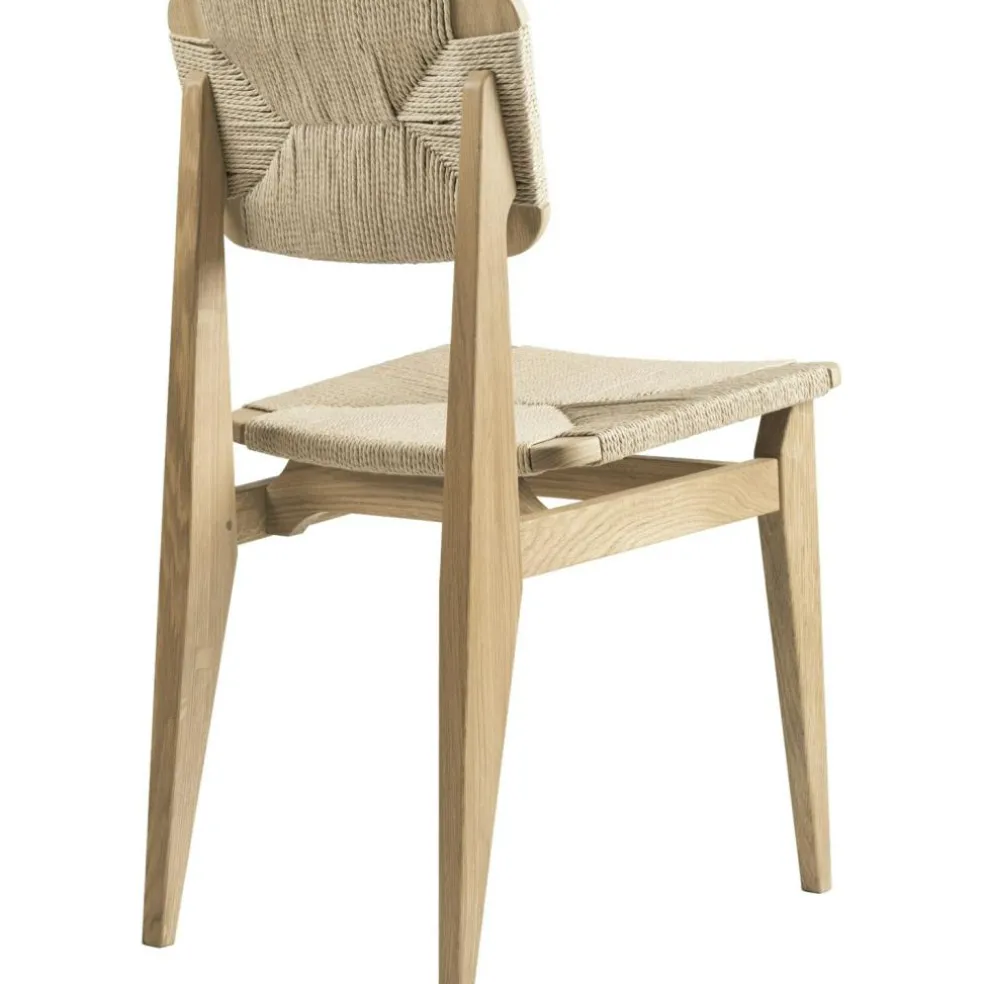 C-Chair Chair, Paper Cord / Oiled Walnut