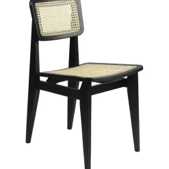 C-Chair Dining Chair, Black oak / Cane