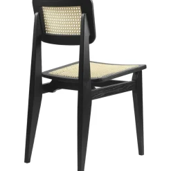 C-Chair Dining Chair, Black oak / Cane