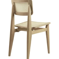C-Chair Dining Chair, Black oak / Cane