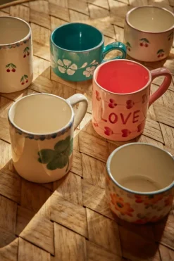 Ceramic Mug 42 cl, Good Luck Clover