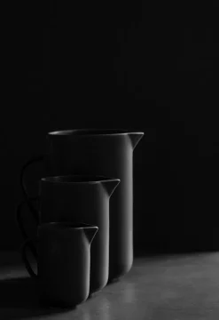 Ceramic Pisu Pitcher 75 cl, Vanilla White