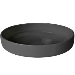 Ceramic Pisu Plate Ø21 cm, Ink Black