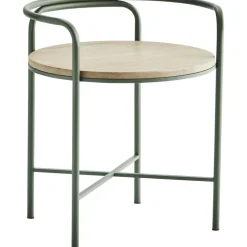 Chair Iron With Wooden Seat