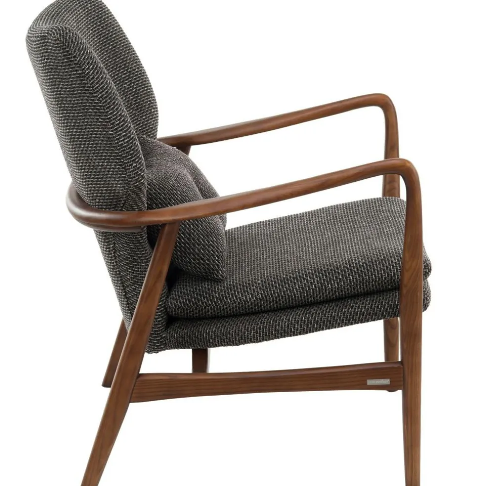 Chair Peggy Fabric Rough Ecru