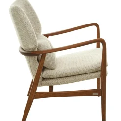 Chair Peggy Fabric Rough Ecru