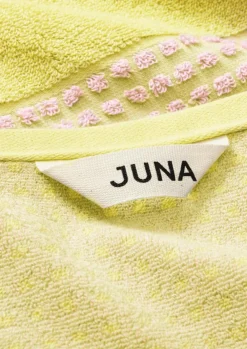 Check Towel 70x140 cm, Yellow / Pink