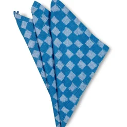 Checki Cloth Napkin Cotton 45x45 cm 2-pack, Blue