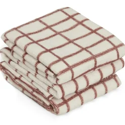 Checks Washcloths 3-pack, 30x30 cm
