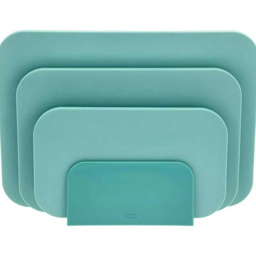 Choptima Chopping Boards With Holder, Nordic Green