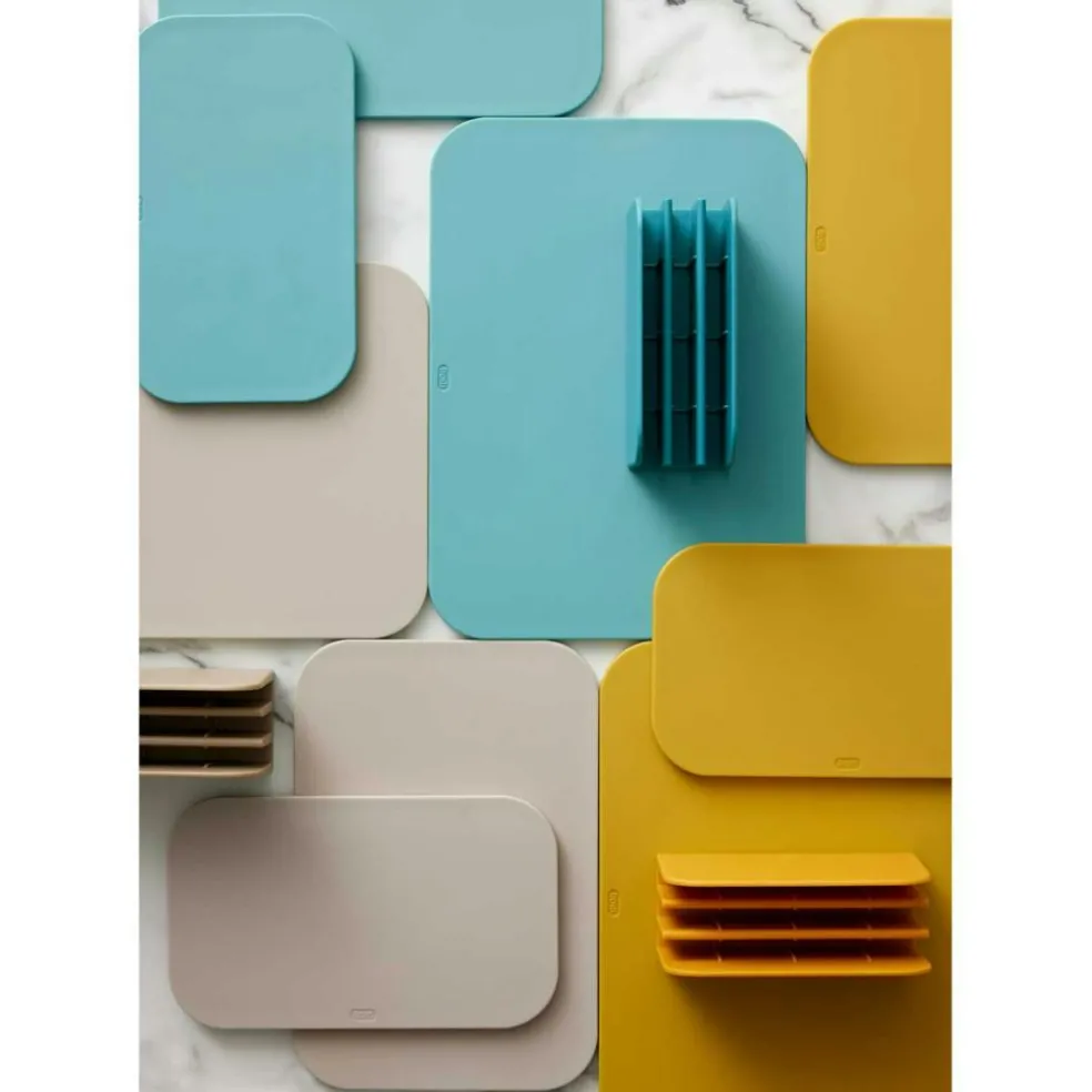 Choptima Chopping Boards With Holder, Nordic Green