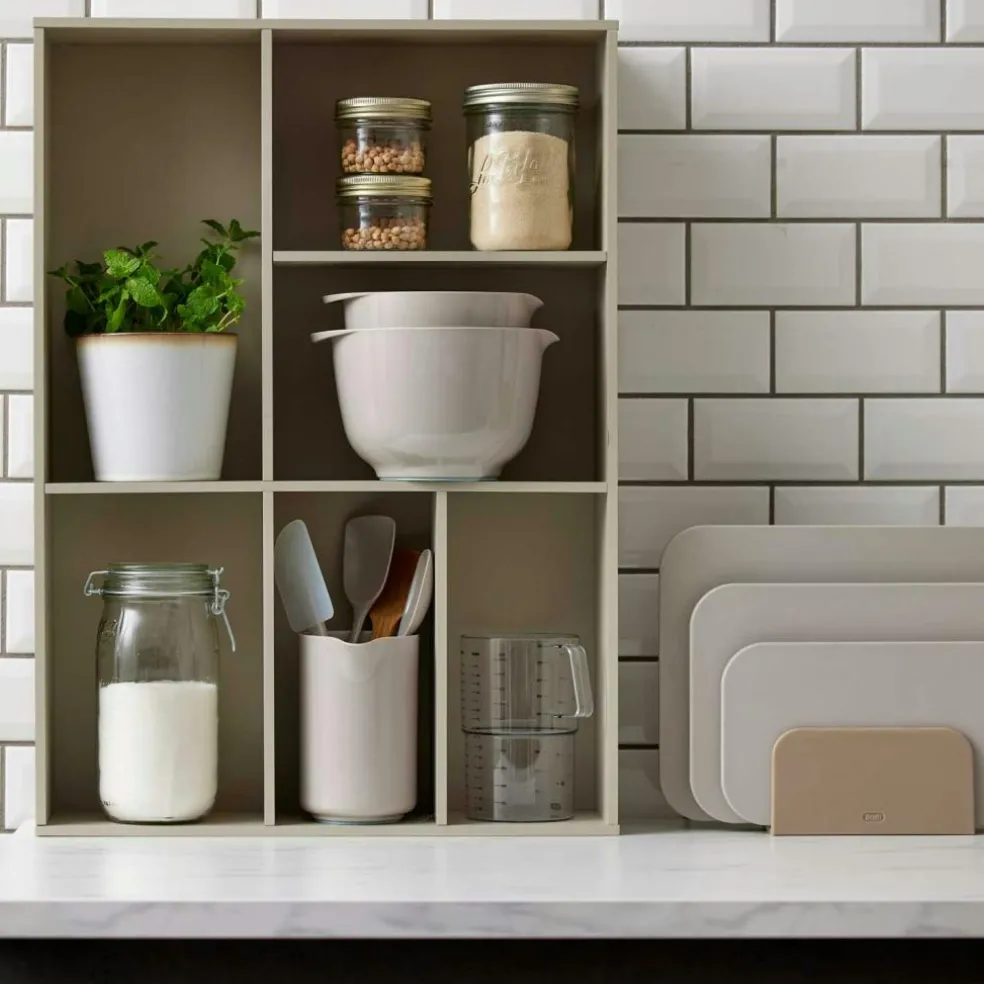 Choptima Chopping Boards With Holder, Nordic Green