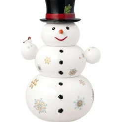Christmas Toys Memory Snowman Jar, White
