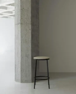 Circa Bar Stool 65 cm, Brown Leather / Ultra leather 41574