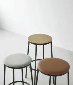 Circa Bar Stool 65 cm, Brown Leather / Ultra leather 41574