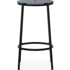 Circa Bar Stool 65 cm, Brown Leather / Ultra leather 41574