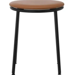 Circa Stool, Brown Leather / Ultra leather 41574