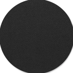 Circle Coaster Serene 10 cm, Black