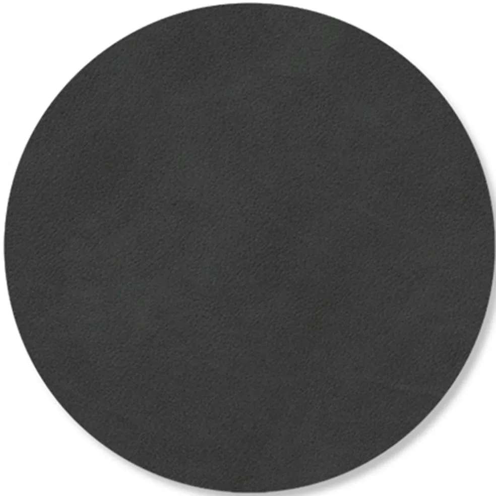 Circle Glass Coaster Nupo 10 cm, Flint Grey