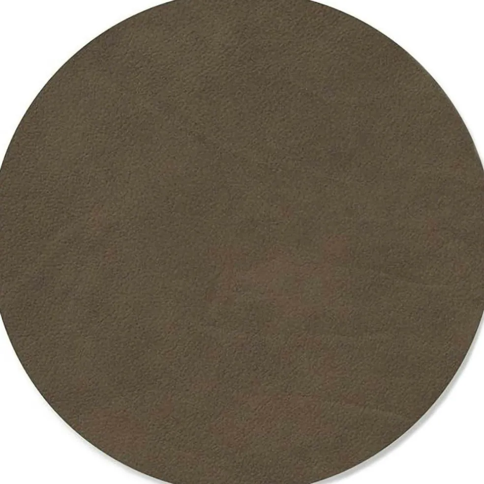 Circle Glass Coaster Nupo 10 cm, Flint Grey