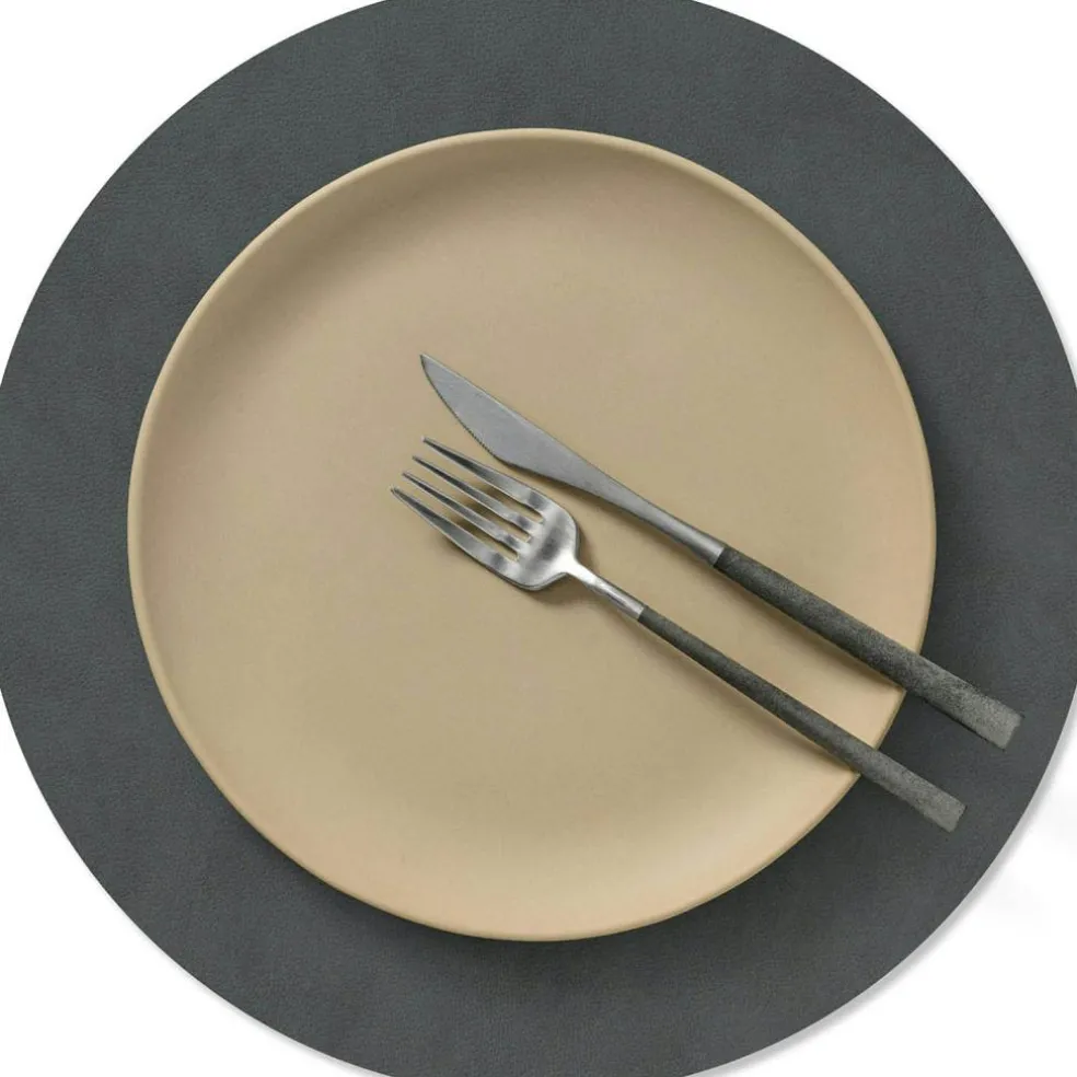 Circle M Table Mat Nupo, Ø30 cm, Black