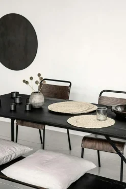 Circle Placemat 4 Pcs, Nature