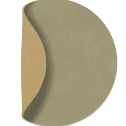 Circle Reversible Coaster 10 cm, Herbal Dust/Khaki