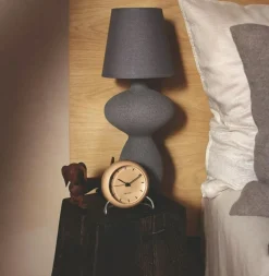 City Hall Table Clock, Sandy Beige