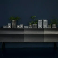 City Light 3 Candle Holder, Clear