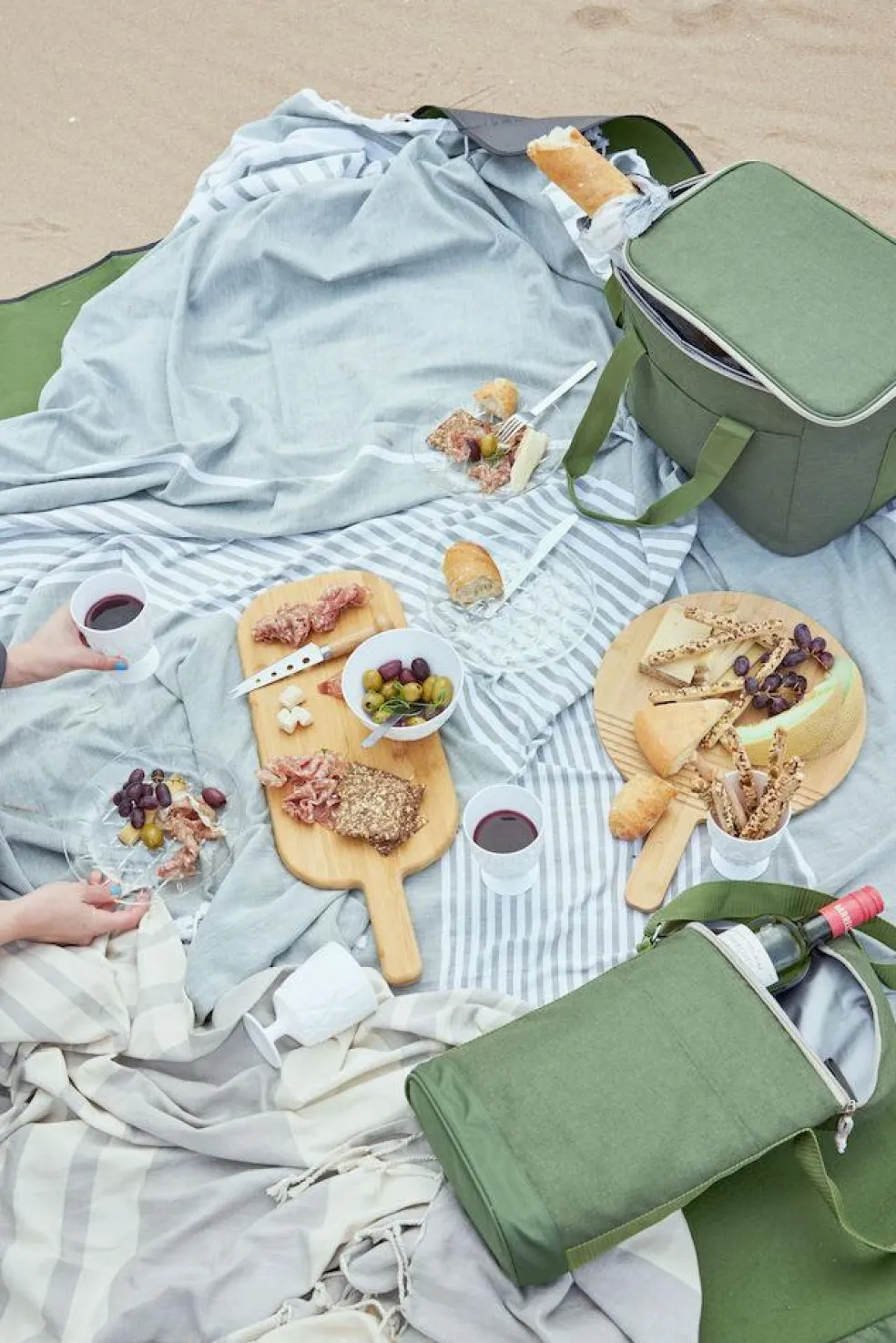 City Picnic Blanket 130x170 cm, Black