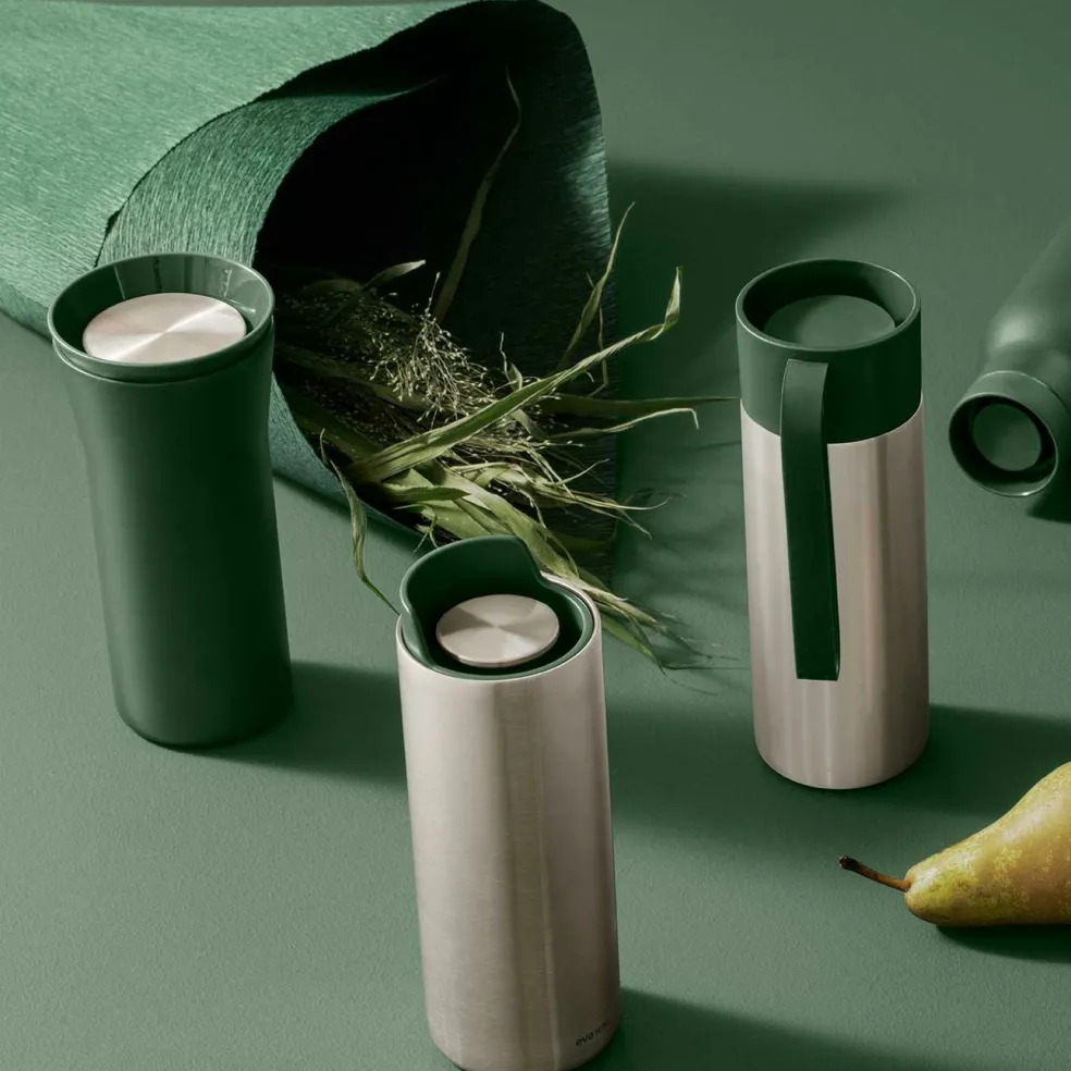 City To Go Thermos Bottle Recycled 35 cl, Emerald Green