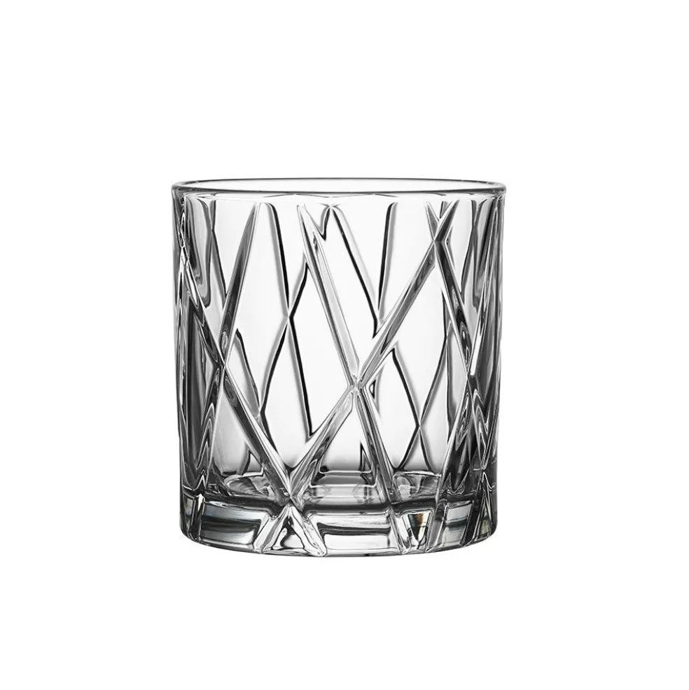 City Whiskey Glass OF 25 cl, 4 pcs