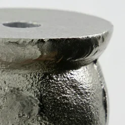 Classic Candle Holder, Antique Silver,