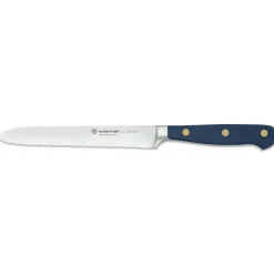 Classic Colour Serrated Utility Knife 14 cm, Velvet Oyster