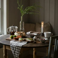 Cloth Napkin 40x40 cm, White/Beige