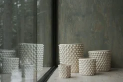 Cloudy Pot Medium, Matte White