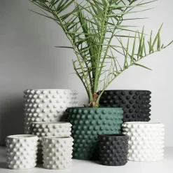 Cloudy Pot Small, Dark Grey