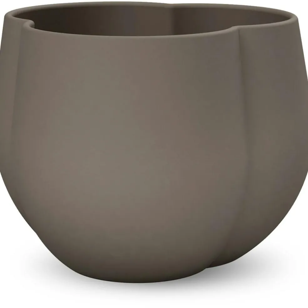 Clover Flower Pot 12cm, Mud