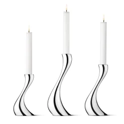 Cobra Candle Holders, Set 3 Pieces