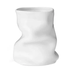 Collapse Vase 20 cm, Black