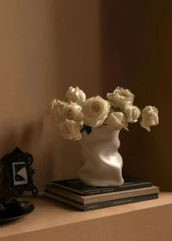 Collapse Vase 20 cm, Black