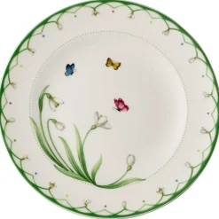 Colourful Spring Breakfast Plate, 22 cm