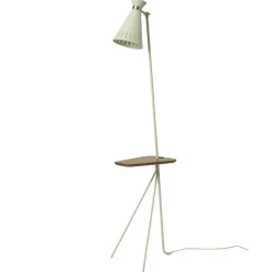 Cone Floor Lamp With Table, Warm White