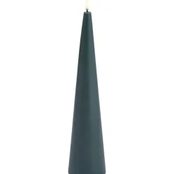 Cone Led Candle Pine Green, 5,8x21,5 cm
