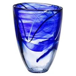 Contrast Vase, Blue