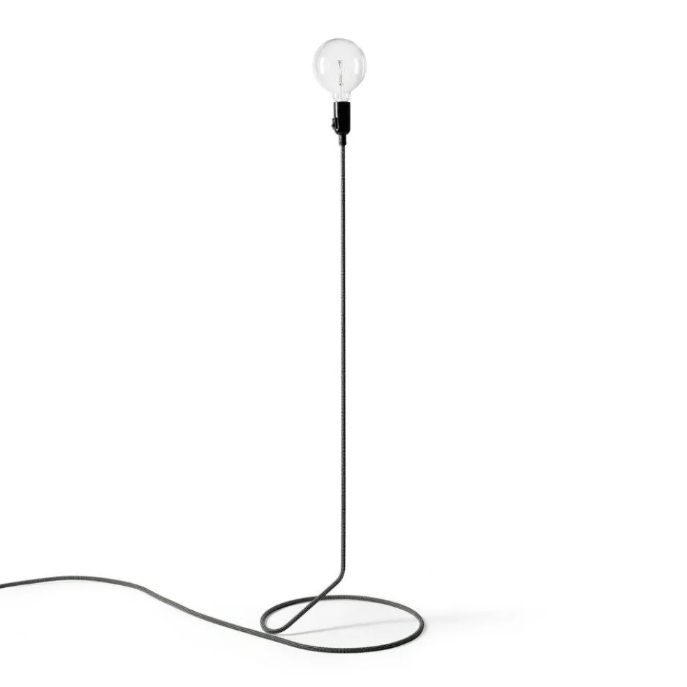 Cord Floor Lamp Black/White