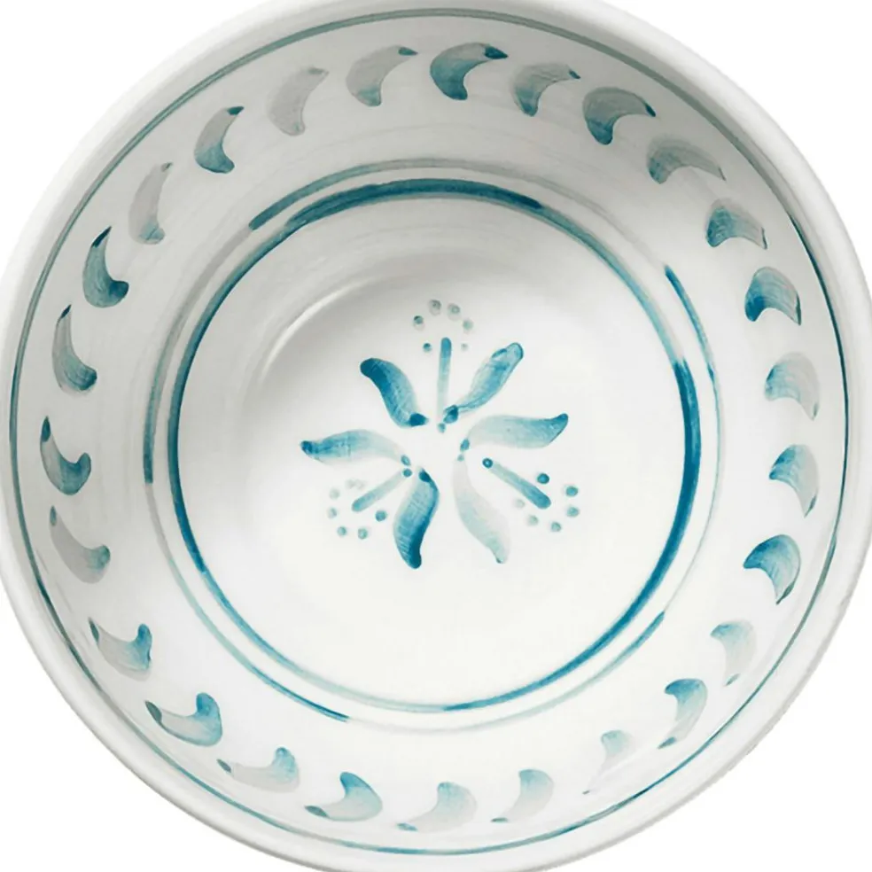 Cottage Flower Bowl 14 cm, Green