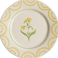 Cottage Flower Plate 28 cm, Blue