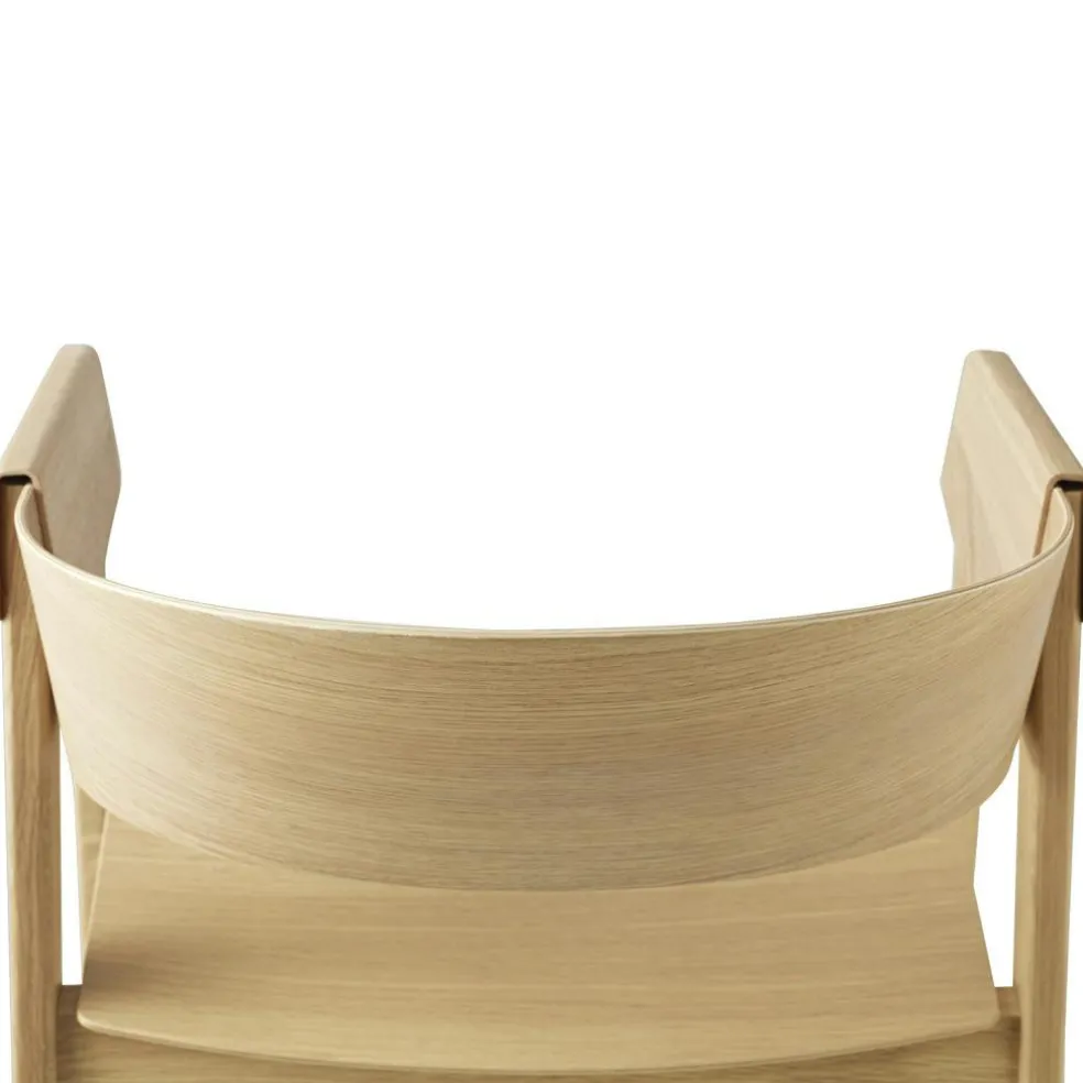 Cover Armchair, Dark stained oak